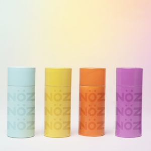 noz color options in blue yellow orange and purple